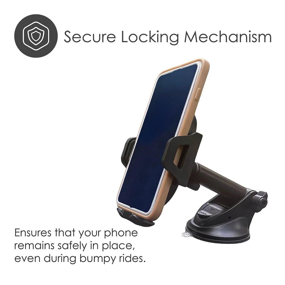 Mobilholder Sugekopp Uttrekkbar arm