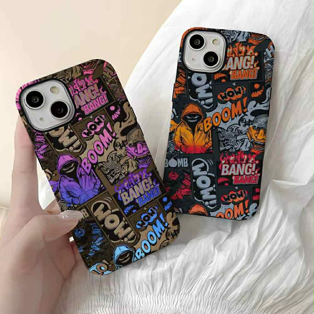 Tegneseriegraffiti IPhone Deksel